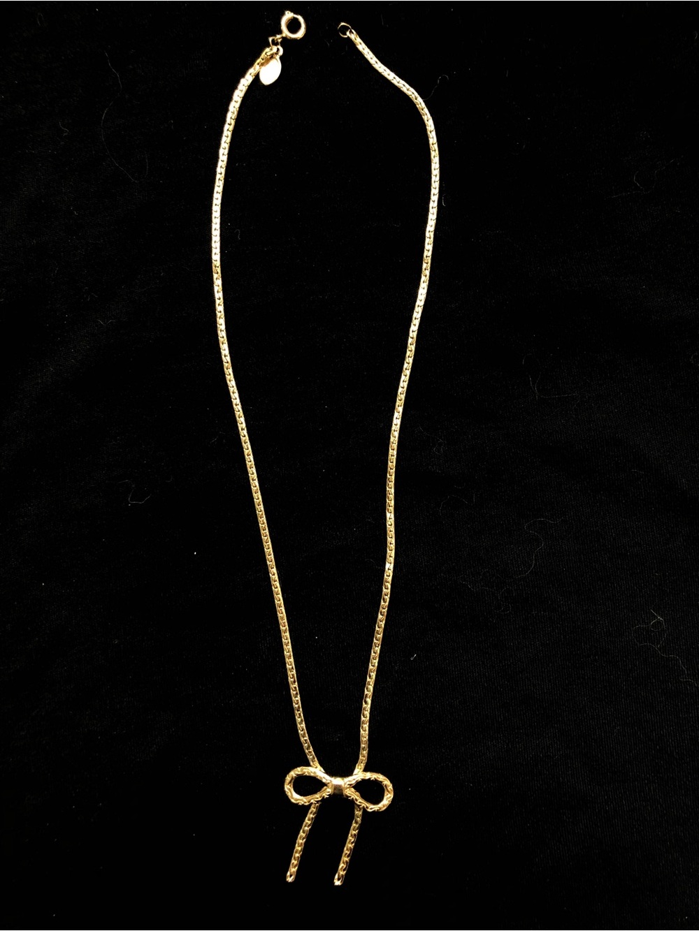 Vintage Avon 80s Bow Necklace🎀